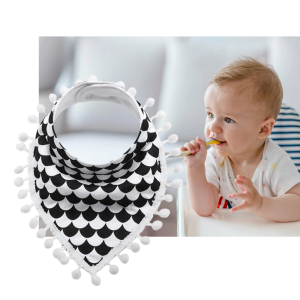 Triangle towel pure cotton baby bib - MQ0011