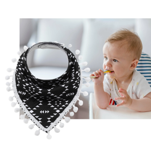 Triangle towel pure cotton baby bib - MQ0014