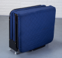 Triple portable folding bed (180*75*26cm)-Deep blue