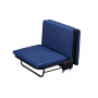 Triple portable folding bed (180*75*26cm)-Deep blue