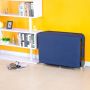 Triple portable folding bed (180*75*26cm)-Deep blue