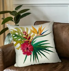 Tropical flower Pillowcase - type 1