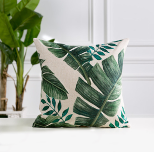 Tropical green leaves Pillowcase - type B