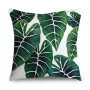 Tropical green leaves Pillowcase - type K