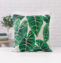 Tropical green leaves Pillowcase - type K