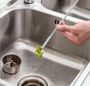 UDRAŻNIACZ PRZEPYCHACZ DO ZATKANYCH ODPŁYWÓW RUR/ Czyścik do odpływów/ zlewu/ wanny/ umywalki