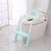 Upholstered children's toilet- Blue Color