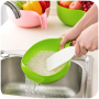 Vegetable washing basin (10cm x 28cm) big - green