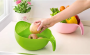 Vegetable washing basin (10cm x 28cm) big - green
