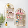 Wall decoration shelf, rack 45x28 Gold