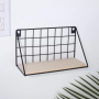 Wall decoration shelf wire 29,5x11,5 - black