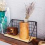 Wall decoration shelf wire 29,5x11,5 - black
