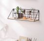 Wall decoration shelf wire 45x13,5 - black