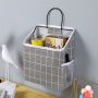 Wall Hanging Bag - Gray Grid