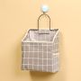 Wall Hanging Bag - Gray Grid