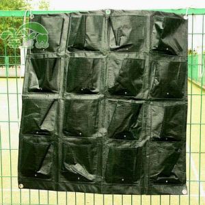 Wall-mounted planting bag flower pot seed storage bag - 16 ports