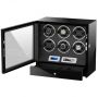 Watch Winder 6 Positions - Black Color