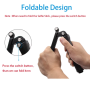 Waterproof handheld selfie pole landing tripod (foldable three times)