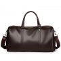 Waterproof PU lether handbag travelling bag- Brown