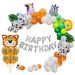 Wedding party supplies Balloon chain kit - forest animal