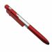 Wielofunkcyjny długopis 4w1 - czerwony