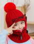 Winter hat - red