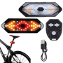 Wireless Remote Control Turn Signal Warning Lamp Bike Taillight