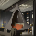 Wiszący kokon / namiot – ciemnobrązowy, 110 x100