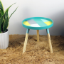 Wooden Coffe table 40cm - green