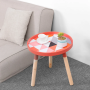 Wooden Coffe table 40cm - red