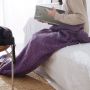 Wool knitted Mermaid tail 80*180 - dark velvet