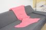 Wool knitted Mermaid tail 80*180 - light pink
