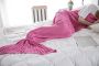 Wool knitted Mermaid tail 80*180 - pink