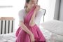 Wool knitted Mermaid tail 80*180 - pink