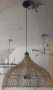 Woven rattan pendant light-D60cm-Natural color(Without bulb)