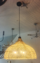 Woven rattan pendant light-D60cm-Natural color(Without bulb)