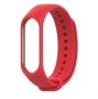 Xiaomi Mi Band rubber 3/4 belt - red