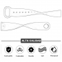 Xiaomi Mi Band rubber 3/4 belt - white (TR)