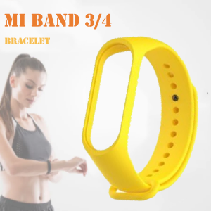 Xiaomi Mi Band rubber 3/4 belt - yellow