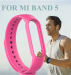 Xiaomi Mi Band rubber 5 belt - pink