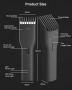 Xiaomi portable hair clipper(Black Color)