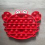 Zabawka sensoryczna PopIt antystresowa w kształcie Kraba