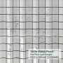 Zasłona prysznicowa (szer. 180cm x wys. 200cm) — wzór geometryczny szary
