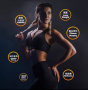 Zestaw taśm do ćwiczeń Crossfit TRX PRO - zielony