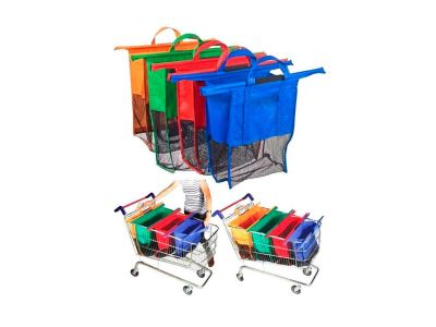 Zestaw toreb na zakupy do wózka/ bagażnika samochodu (4szt)